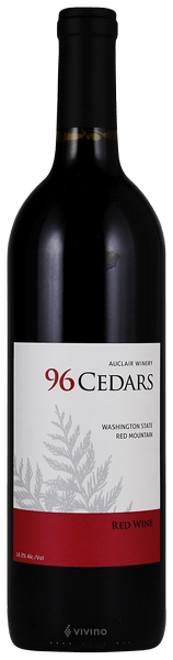 2021 Auclair Winery 96 Cedars Red, Columbia Valley, USA 🇺🇸