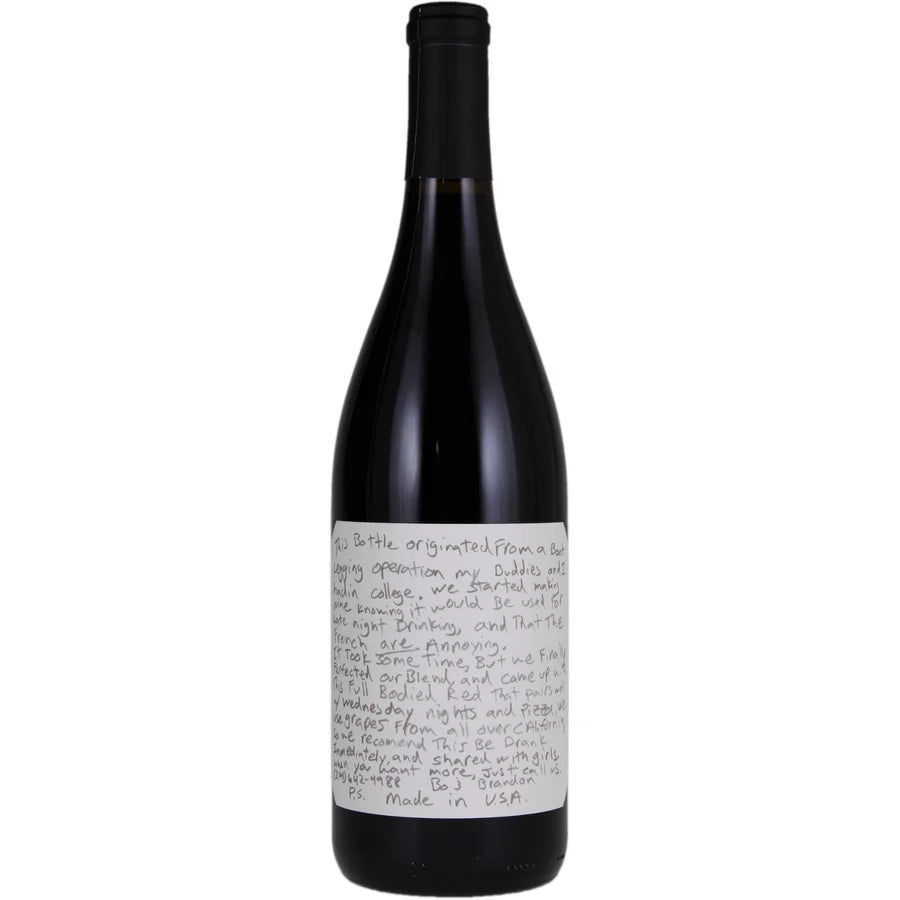 Slo Down Wines Sexual Chocolate 2022  California Red Blend