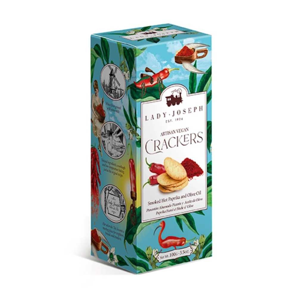 Le Gourmet Central · Artisan Vegan Crackers with Smoked Hot Paprika