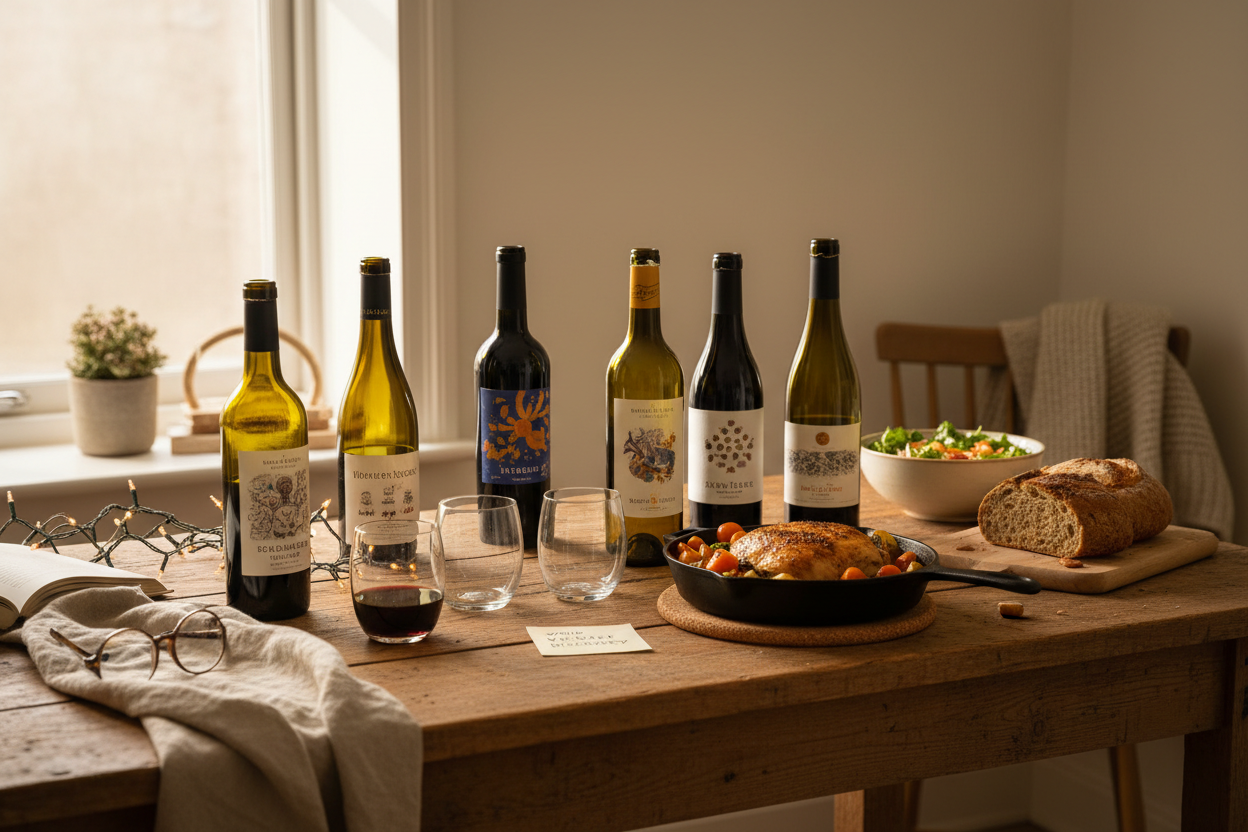 Image to match The Explorer’s Club is for people who like having good wine around — not just for special occasions, but for regular life.

Each month includes six thoughtfully chosen bottles meant to cover a range of moments: a few that feel special, a few that open easily on a Tuesday night, and always something new to discover.

It’s our most versatile curated club.