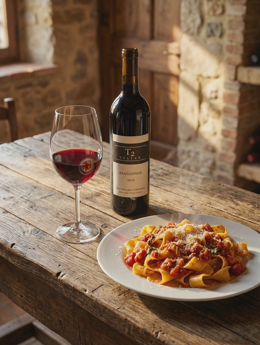 T2 Cellars Sangiovese · Red Willow Vineyard · Yakima Valley, Washington · 2023