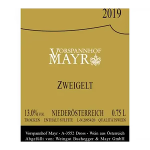 Weingut Vorspannhof Mayr · Zweigelt · Niederösterreich (Lower Austria), Austria · 2019